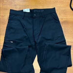 Copper & Oak Men's Black Pants 30x32